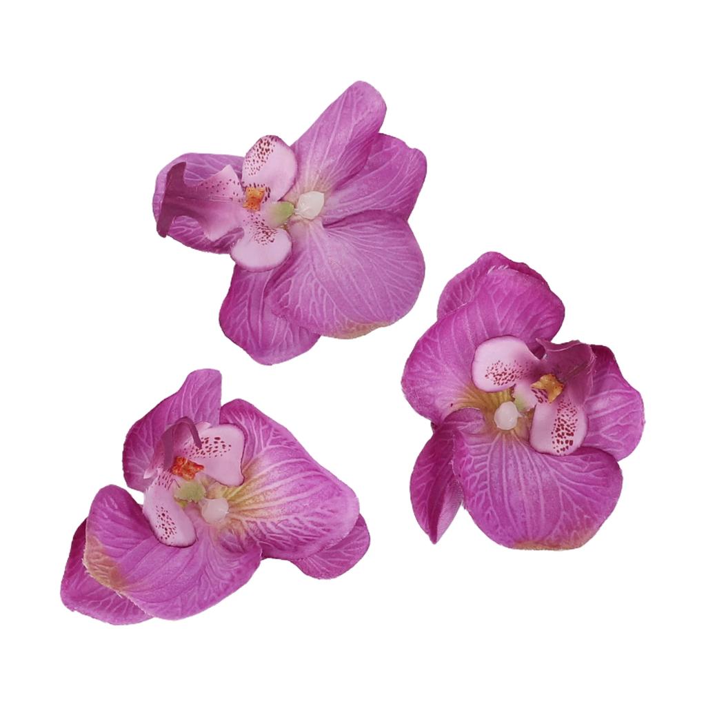 6 Colors Silk Orchid Phalaenopsis Artificial Flower Butterfly Orchids Fake Flower For Home Christmas  Wedding Decoration Flores