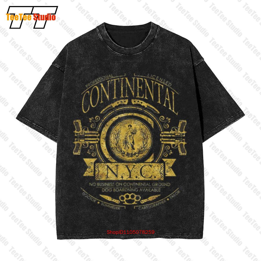 Continental Logo Assassin John Wick Movie Vintage Oversized TShirt SQDS S