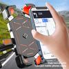 Bike Phone Mount Stand NonSlip Anti-Vibrations Universal Bike Handlebar Adjustable Phone Mount Clip Easily to Install