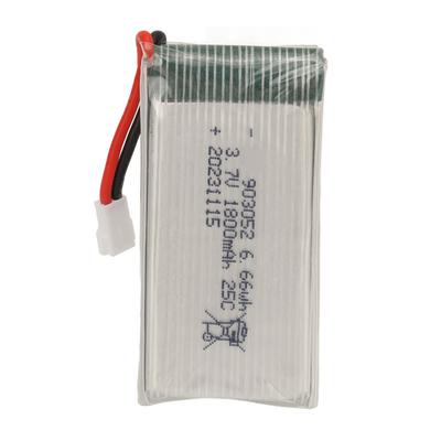 1800mAh 3.7V RC Drone Battery With XH2.54 Plug 903052 25C High Rate RC Helicopter Lithium Battery