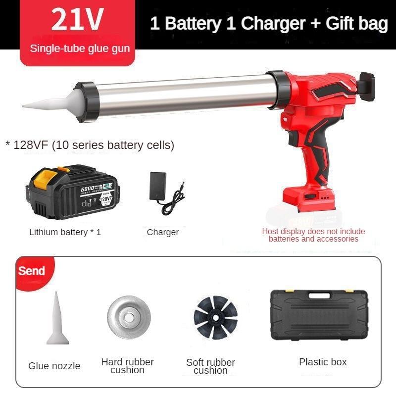 6-speed Adjustable Automatic Electric Glass Glue Gun Charging Hot Melt Glue Machine Household Portable Beauty Seam Power Tool