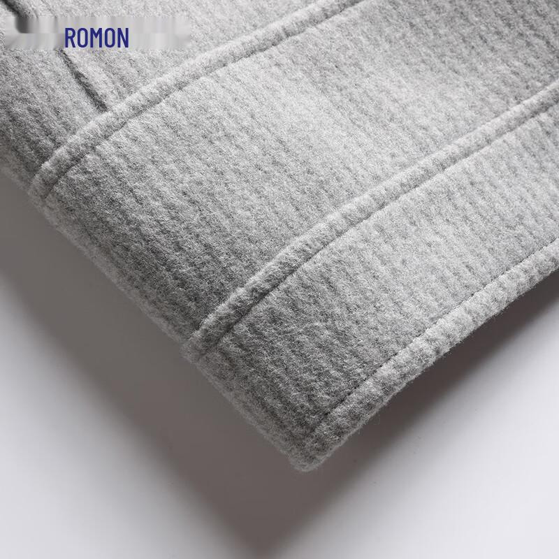 Romon Men's Business Casual Thick Lapel Jacket