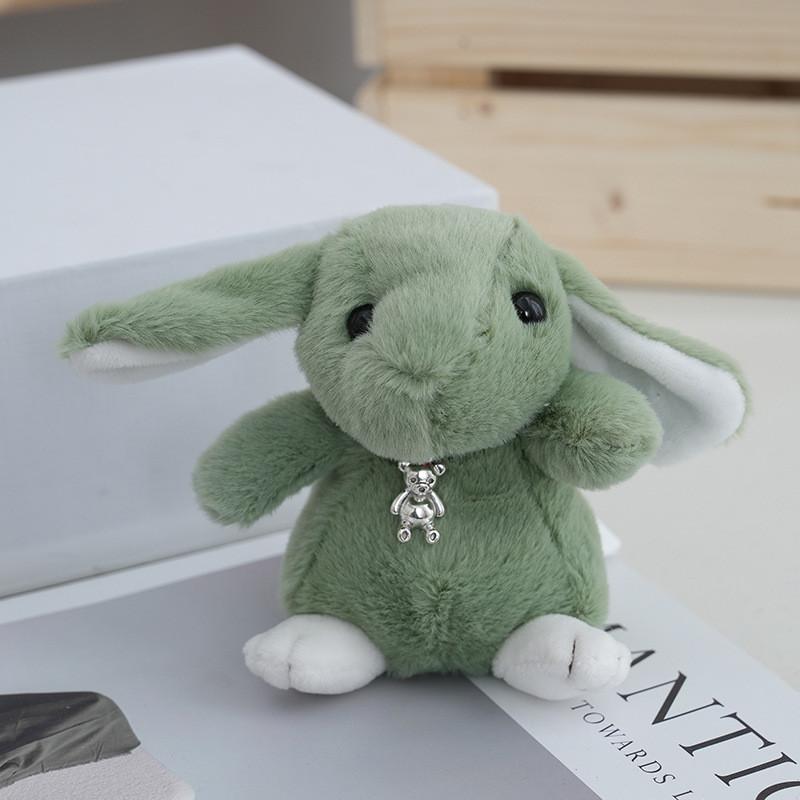 Adorable Pink Long-eared Bunny Plush Toy Cuddly Stuffed Rabbit Gift For Girls