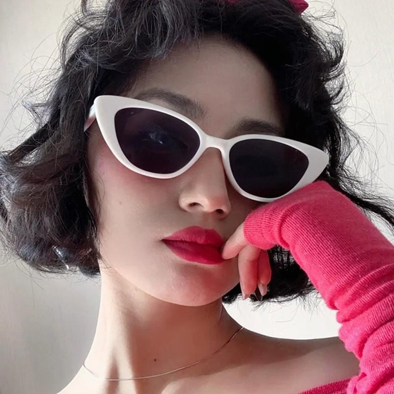 Outdoor-Mode Sonnenbrillen Cat Eye Rahmen Vintage Sommer Sonnenbrille Brillen UV400 Shades Sonnenschutz Brillen Oculos De Sol