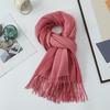Women's Double-sided Wool Cashmere Scarf Shawl: New High-end Autumn/Winter 2026 Style