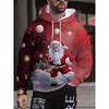 Christmas Party Graphic Hoodie 3D Print Spring Autumn Fashion Leisure Versatile Streetwear Men's Women's Y2K Christmas Hoodies