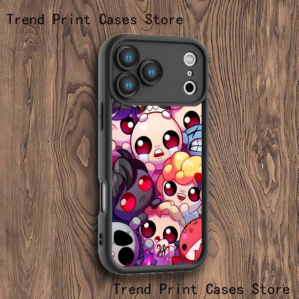 The B-Binding of I-Isaac Phone Case For iPhone 17,16,15,14,13,12,11,Pro,Max,Plus,X,XS,SE4,E,Mini Black Thickened border Case