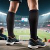 YUEDGE Compression Calf For Standing Work and Sizes Women's Socks, Support, Quick-Drying, Moisture-Wicking, Sports, 5-Pair Set, 23-26cm
