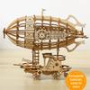 Handgefertigtes 3D-Holzpuzzle Mechanisches Design Mechanische Modellbausätze Luftschiffmodell Für Erwachsene