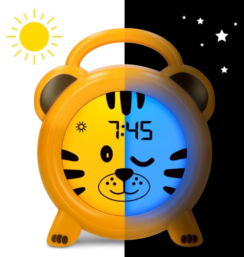 

Night light with alarm clock, sleep trainer Alecto BC100TIGER, Alecto жовтий