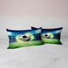 3pcs Polyester Football Print Duvet Cover Set (1* Duvet Cover + 2* Pillowcases, Core Not Included), Suitable For Bedrooms