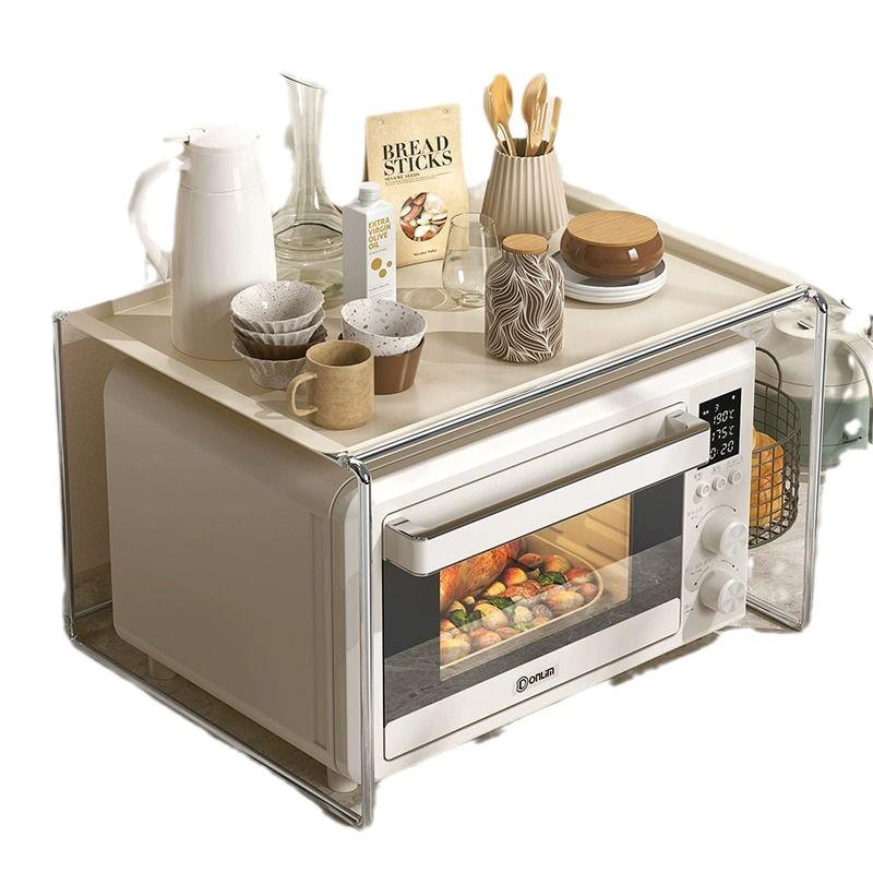 New Split Stainless Steel Multifunctional Kitchen Microwave and Electric Oven Countertop Storage Rack
