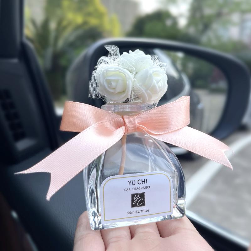 2025 High-End Long-lasting Light Fragrance Car Perfume Diffuser Bottle - Creative Interior Ornament