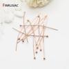 Wholesale 14k Gold Plated Brass Metal Ball Head Pin For Jewelry Making Beading Pins Findings Supplies DIY Make Jewelry