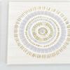 Tableau - Blanc - Scandinave - 63,5 x 4 x 28,6 cm - Décoration murale - 2 cercles