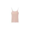 ReFa Vital Tech Moist Rib Tank Top Camisole L Pink Women's Camisole
