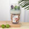 Contenitore per Alimenti Freschezza Insalata Yogurt Scatola Contenitore per Cereali Doppio Strato Portatile da Viaggio Barattoli per Conservazione Accessorio Cucina