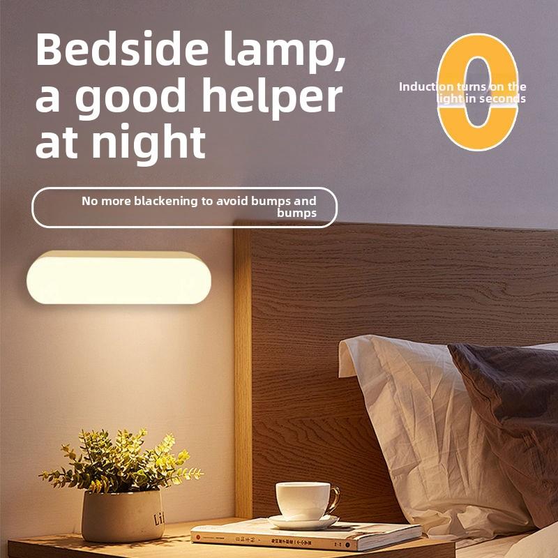 1PC Mini Indoor Light with Motion Sensor Smart Magnetic Lamp Portable Night Light for Bedroom Bedside Wall Kid Room Living Room