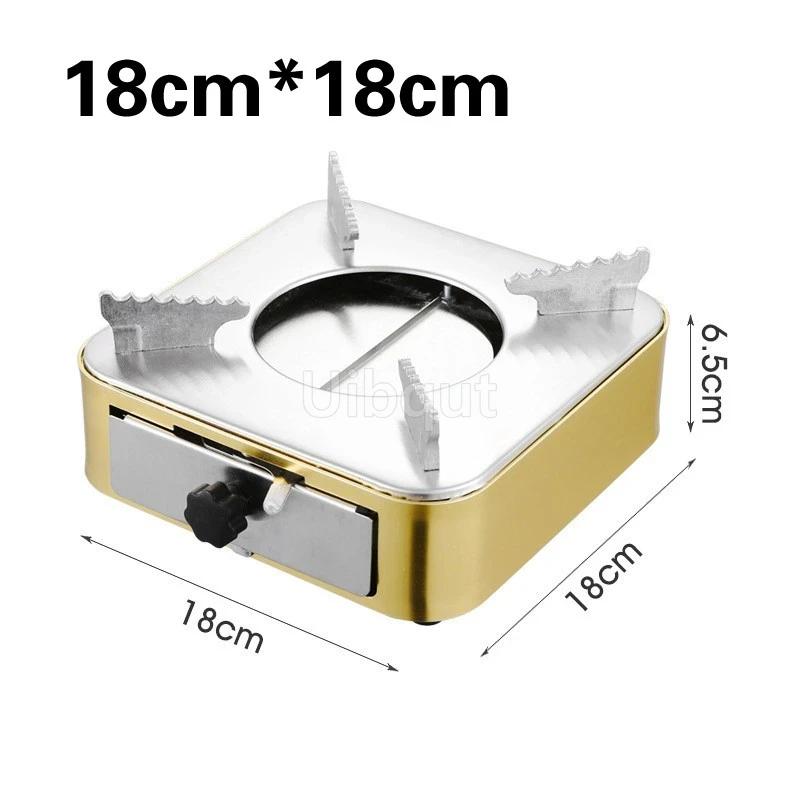 Golden Alcohol Single Person Small Hot Pot Lobster Basin Commercial Alcohol Stove Pot Hotpot Thickened Stainless Steel Dry Pots