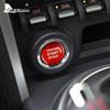 Kohlefaser Motor Startknopf Abdeckung für Subaru BRZ Toyota 86 2013-2020 Zündschalter Verkleidung Aufkleber