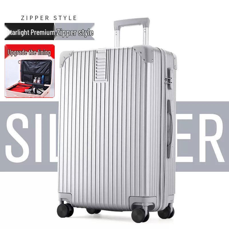Durable Aluminum Frame Suitcase - 26-Inch Large Capacity, 24-Inch Carry-On, 20-Inch Trolley