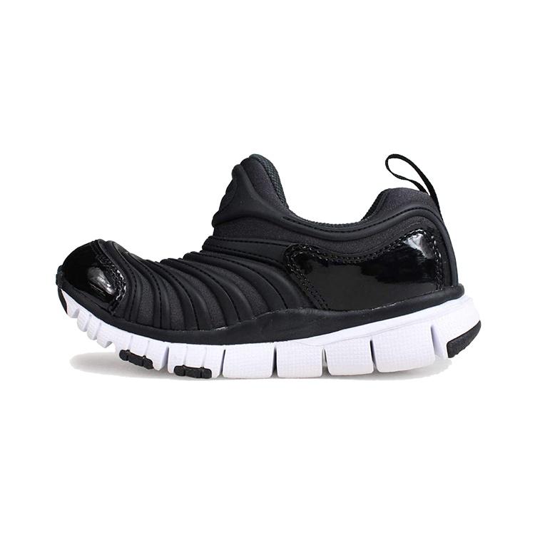 (PS) Nike Dynamo Free Black White Kids 343738-013 EU 28