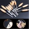 12pcs Professional Wood Carving Sharp Hand Chisel, Woodworking Gouges for Beginners Hobbyists and Professionals with Black Case