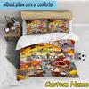 3PCS Custom Name Cup-head Bedding Set, Bedding Set Including 1pc Duvet Cover And 2pcs Pillowcases for Bedroom,Dormitory Gift