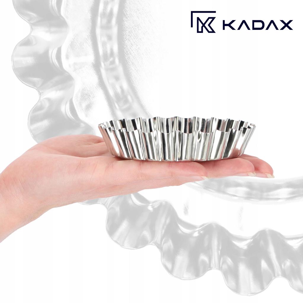 KADAX Foremki Do Tartaletek Babeczek metal