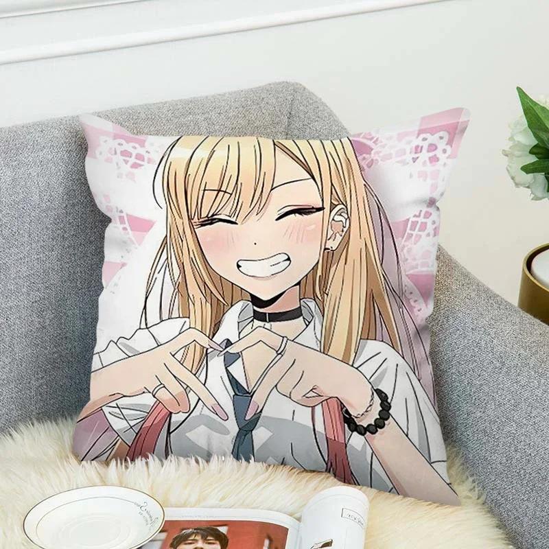 Pillowcases 40*40 Decor Marin Kitagawa Pillow Cases Decorative Cushion Covers for Pillows Pillowcase 45*45 Room Cushions Cover