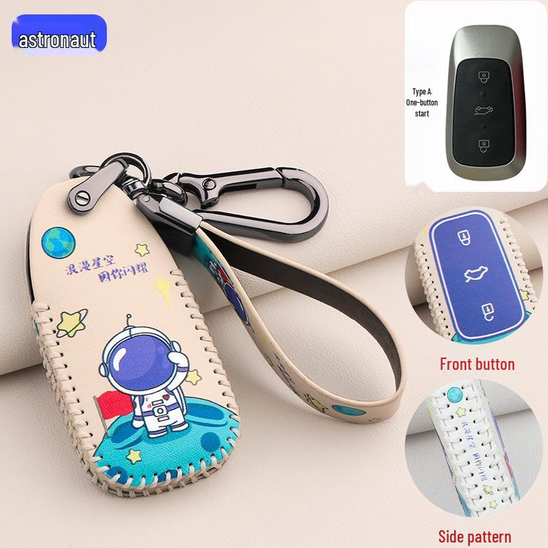 Skyworth ME5 Key Cover for 2021 ME7 Cartoon Car Key Bag - Unisex