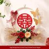 3D Double Happiness Wedding & Home Decor Sticker Set