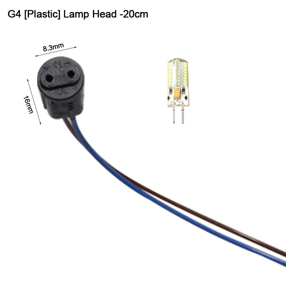 

High Quality Wire Connector Lamp Holder G4/G5.3/G9 G4 Socket Plug Bulb Base Ceramic Head 10cm Lamp Socket for Halogen lamp