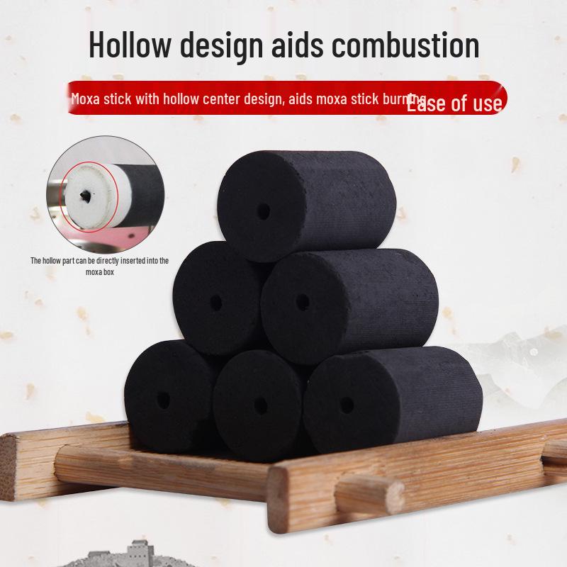 Smokeless Moxa Sticks: 54 Carbonized Moxa Strips for Home and Salon Use