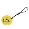 10pcs NFC Tags Keychain 35CM NTAG213 Chip Programmable NFC Fob NFC Card for All NFC Enabled Mobile Phones Devices Yellow