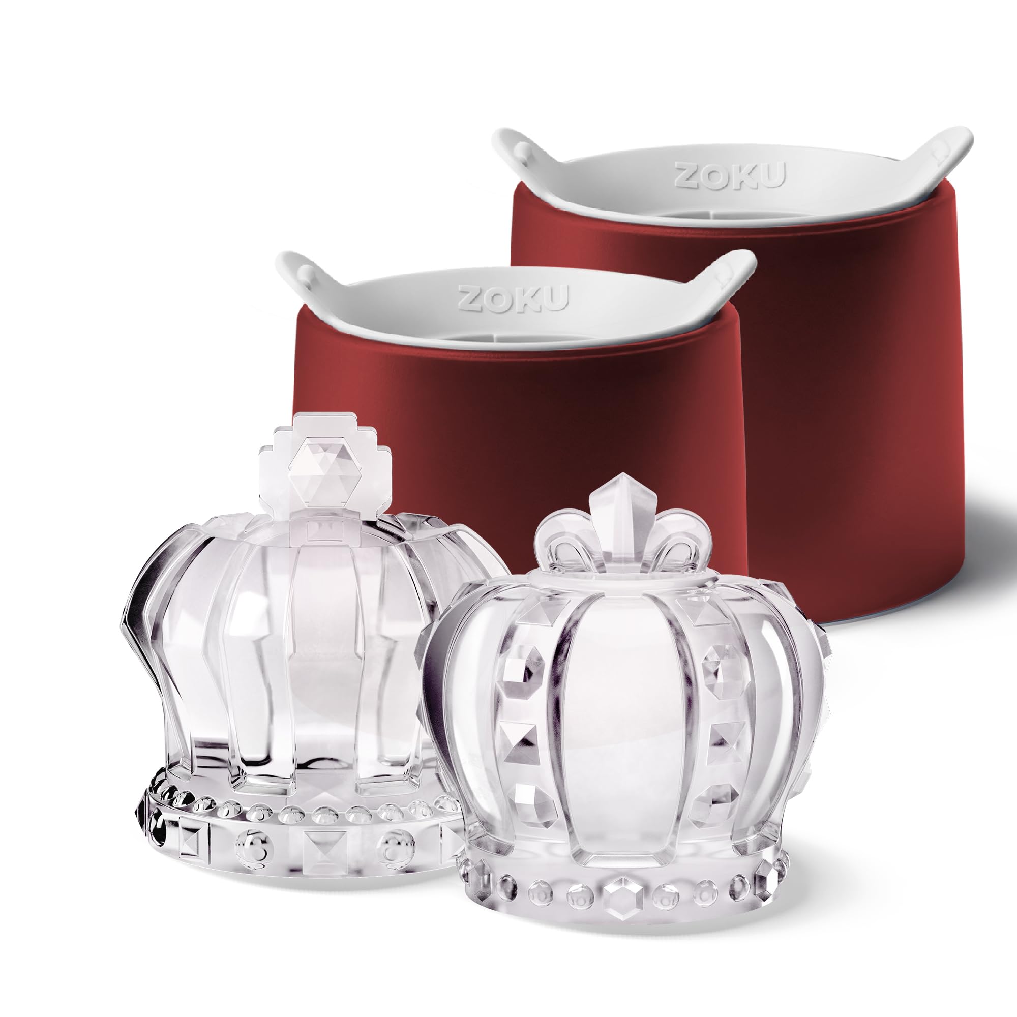 

[ZOKU] Ice Ball Maker 2pc Crown Ice Maker
