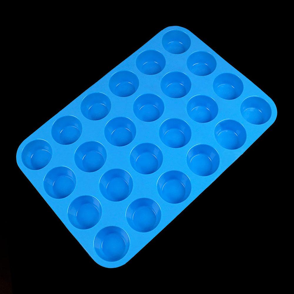 Silicone World Silicone Cake Molds 24 Holes Mini Muffin Cup Soap Cookies Puff Dim Sum Cupcake Mold Baking Tray Baking Tools