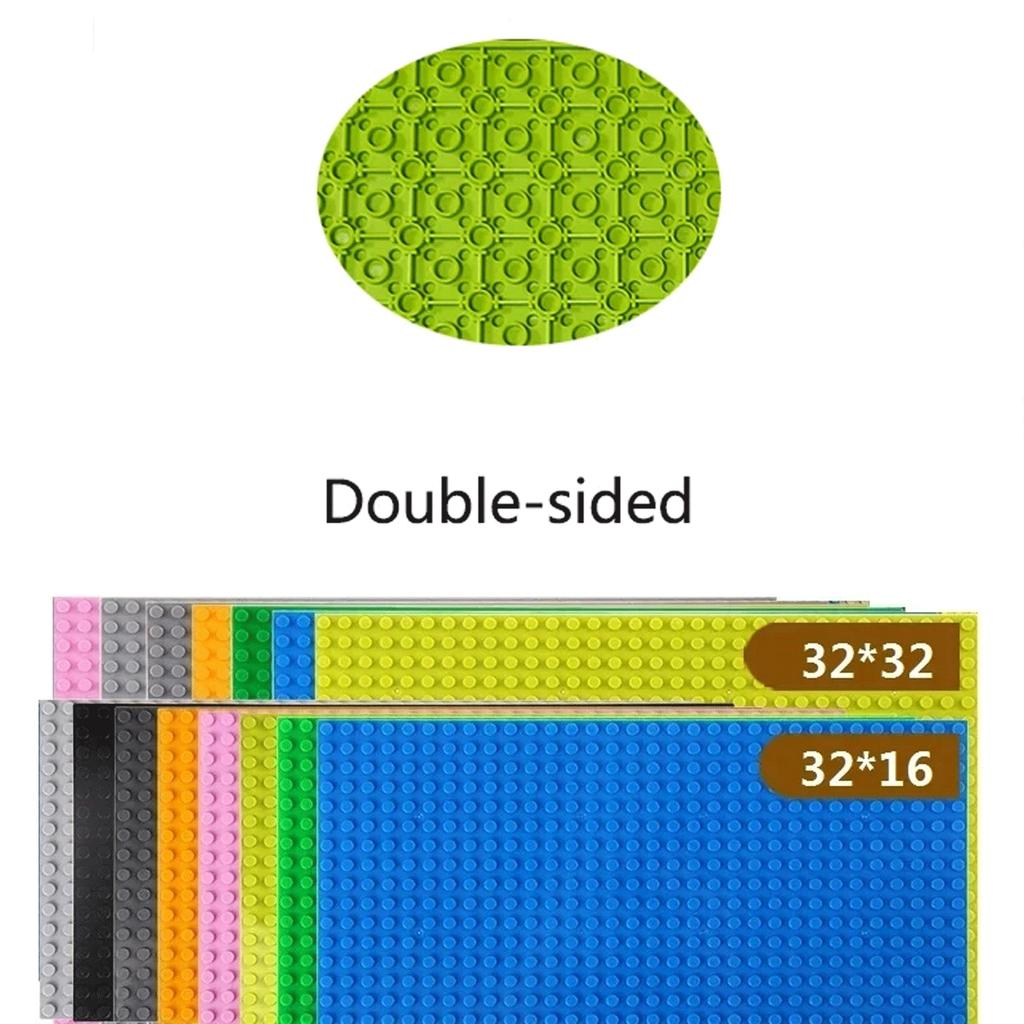 32x32 32x16 Dots Classic Building Blocks Base Plate MOC DIY Plastic Colorful Classic Brick Compatible for City Figures Kids Toy