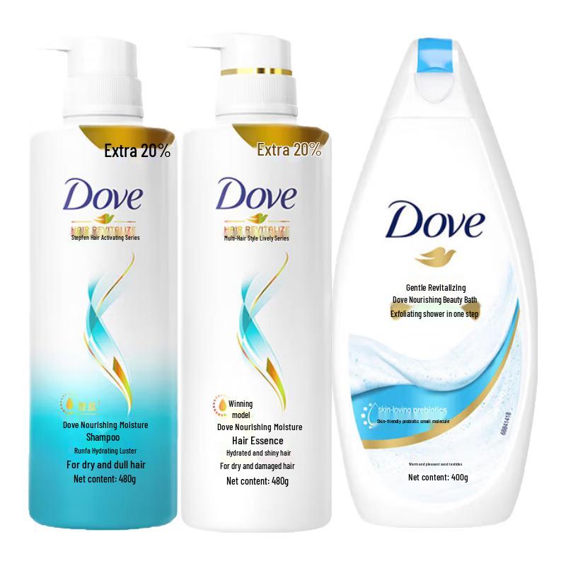 Dove Nourishing Moisturizing Hair & Body Care Set