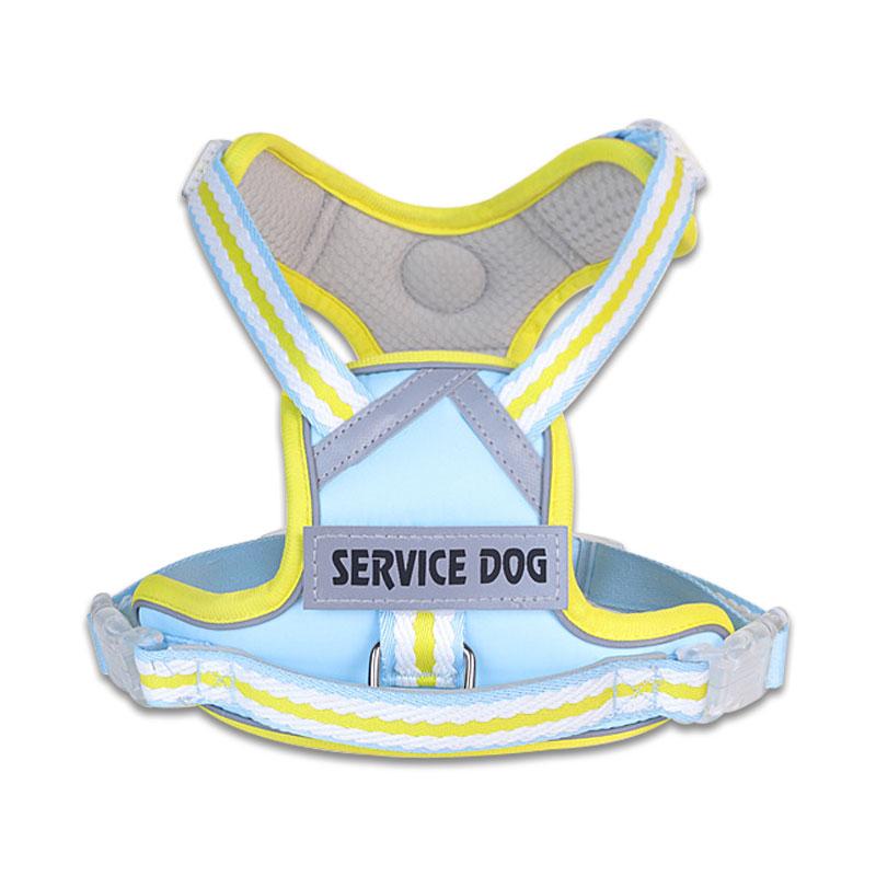

New reflective dog harness, dog harness with customizable name and ID, cute style petleash, explosion-proof dog collar S