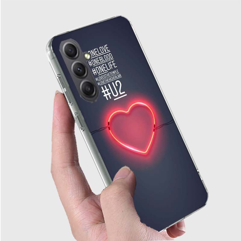 

Band U2 Phone Case for Samsung A16 A26 A36 A56 A17 A37 A57 A07 A06 A02S A03 A04S A05S Galaxy Note 20 10 A50S A71 A51 A31 A30 A20 Samsung A26 5G