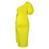 Collar Split Ruffled Dress Sexy Women's Dress Fashion Clothing Diagonal
