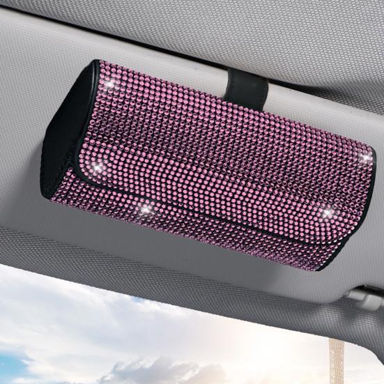 

Уникальный износостойкий портативный автомобильный солнцезащитный козырек солнцезащитные очки коробка аксессуар очки чехол