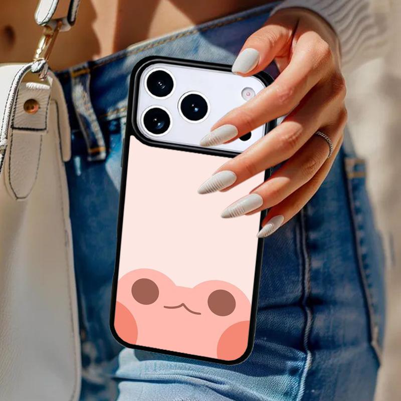 Animal Frog Phone Case For iPhone 17 Air 14 15 13 12 Max Cover For Apple 14 15 16 16e 11 Pro Max Plus Coque