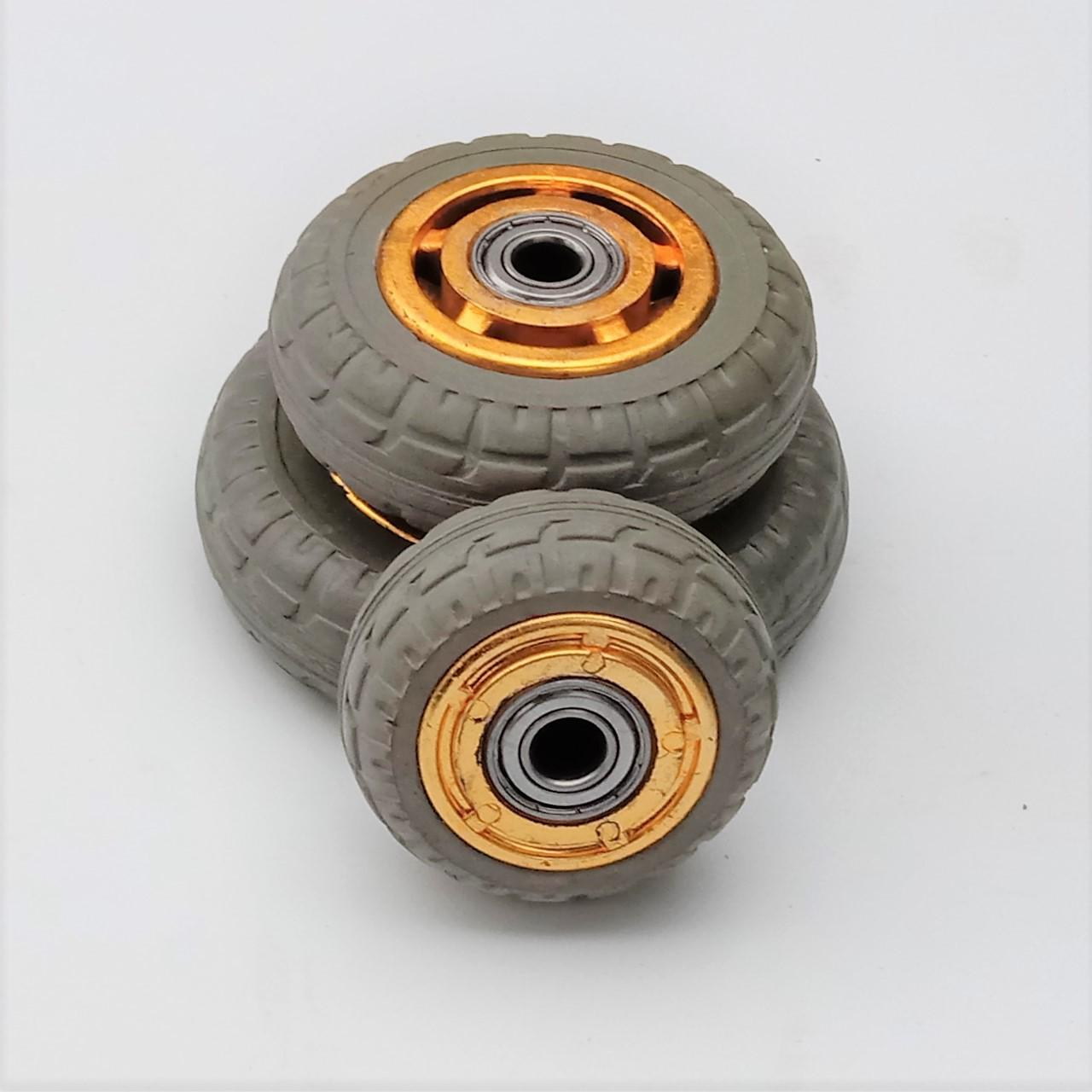 Золотисто-серый средний бесшумный колесный ролик 101 bushing