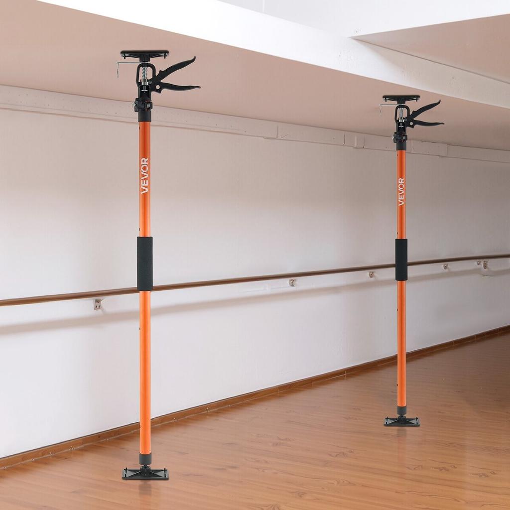 Cabinet Jack Support Pole, 8-Pack, 116-290 Cm Steel Telescopic Quick Support Rod, Adjustable 3rd Hand System Up To 70 Kg Capacity for Installing