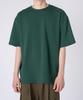 Under Off Oversized Crew Neck Plain Short Sleeve T-Shirt Green