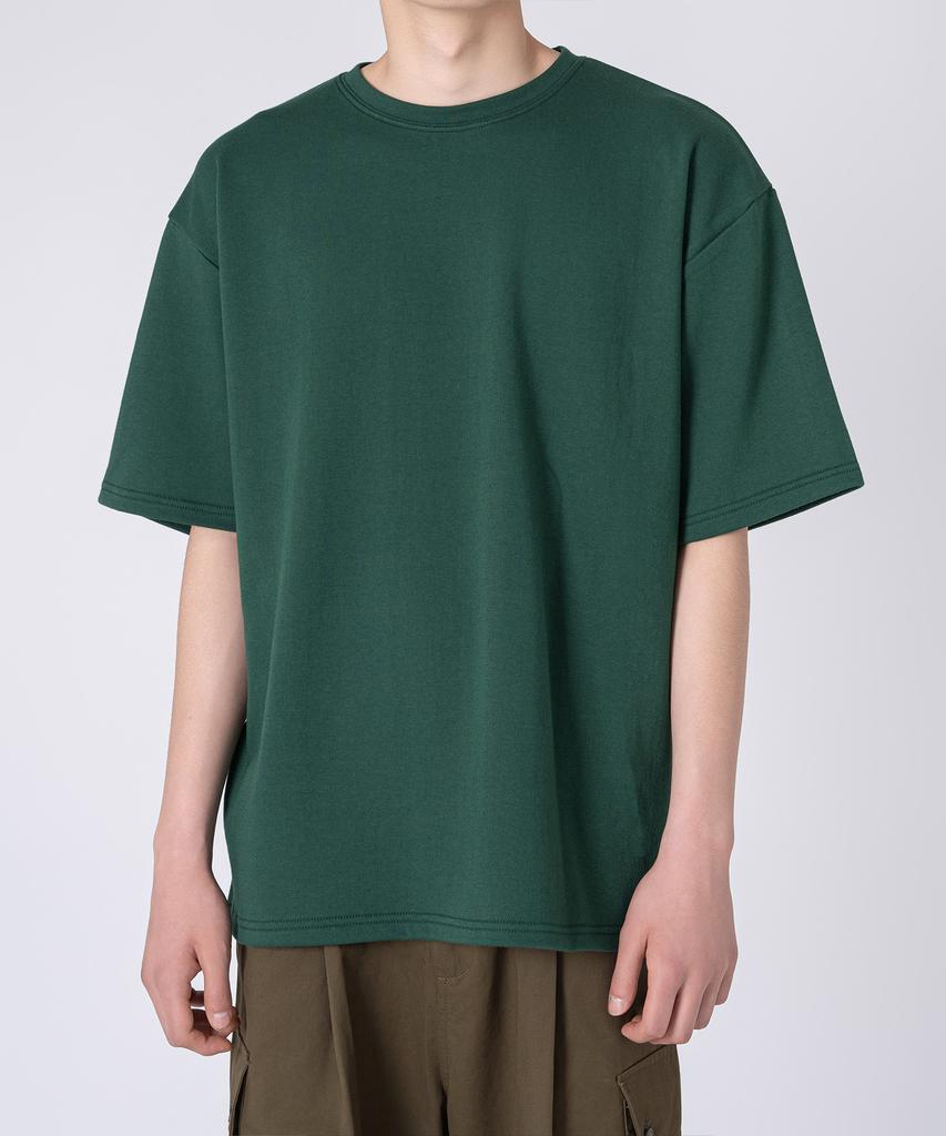 UNDEROFF Oversized Crew Neck Plain Short Sleeve T-Shirt White