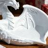 3D Geprint Draak Opbergbakje Sieraden Snuisterijen Sleutels Schaal Houder Huis Kantoor Gevleugelde Draak Bureau Decoratie Ornament