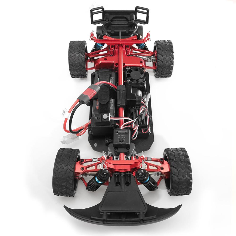 Upgraded Metal Parts Arm Steering Cup Shock Absorber Bracket Body Pillar Shock Absorber Kit Set for MJX 14211 1/14 RC Car